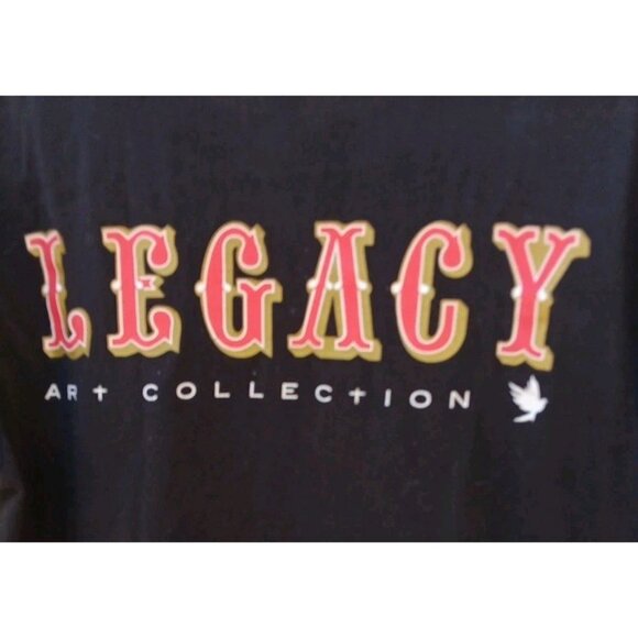 Legacy Art Collection Black T-Shirt‎ Men’s M Graphic Short Sleeve NWOT - Picture 5 of 6